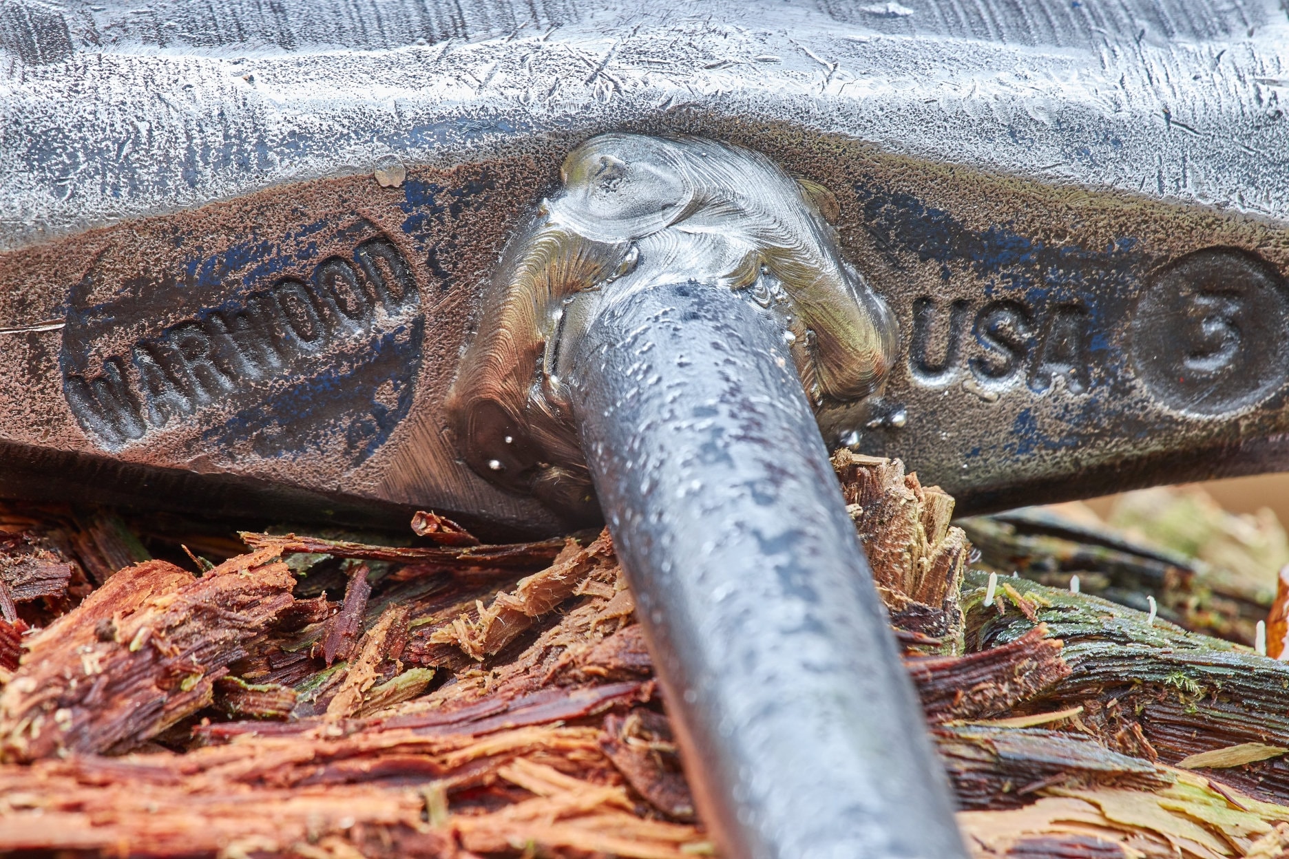 Vintage Sledgehammer Warwood 3 lb sledgehammer with all steel handle