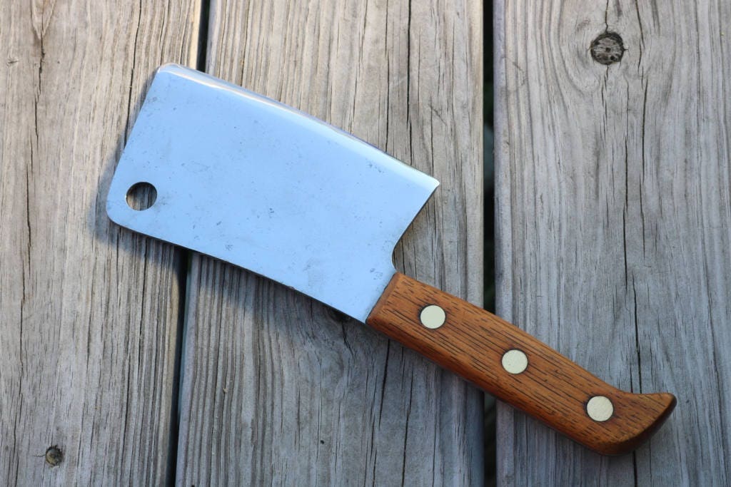 Vintage Dunlap meat cleaver