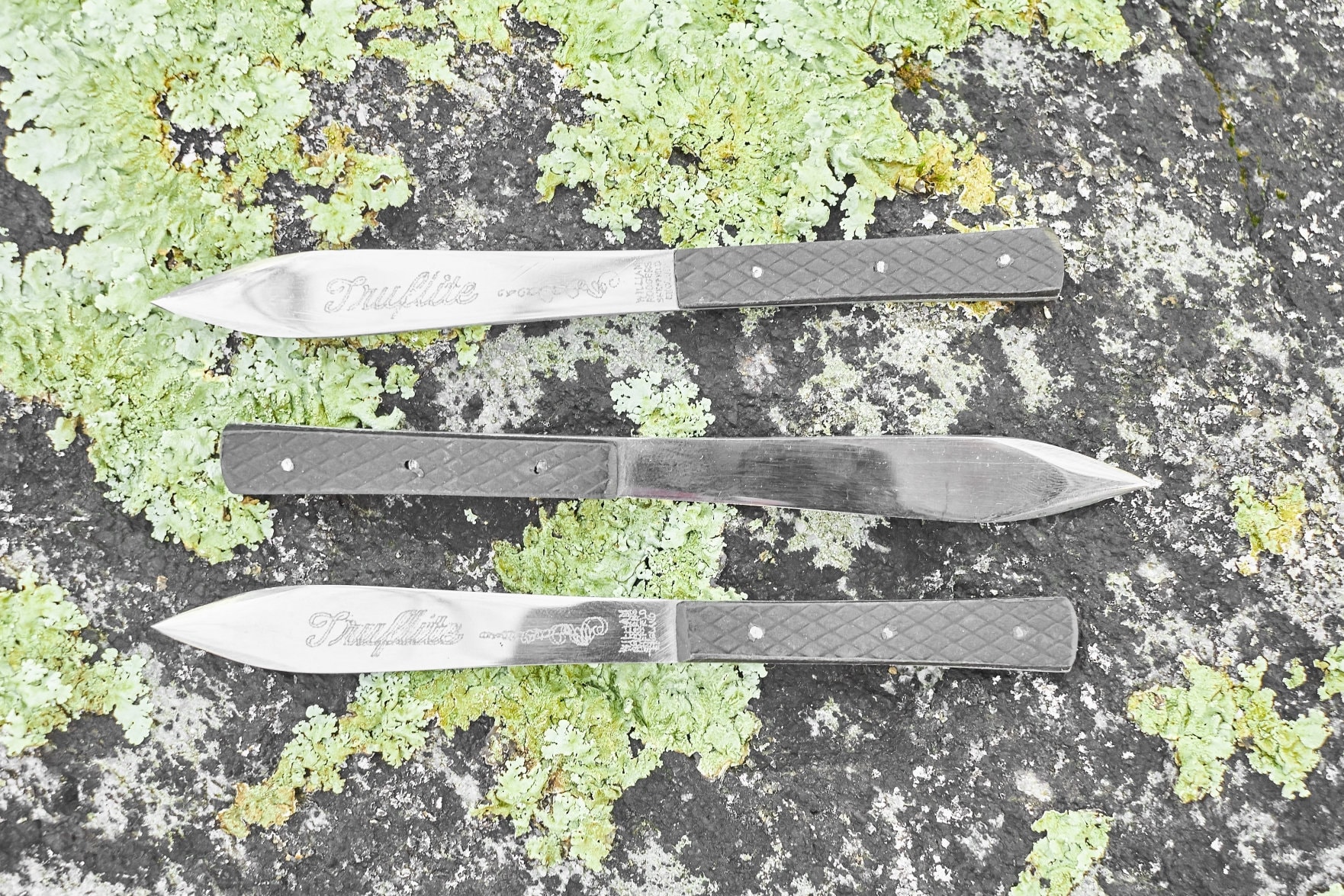 Truflite throwing knives William Rodgers Sheffield England