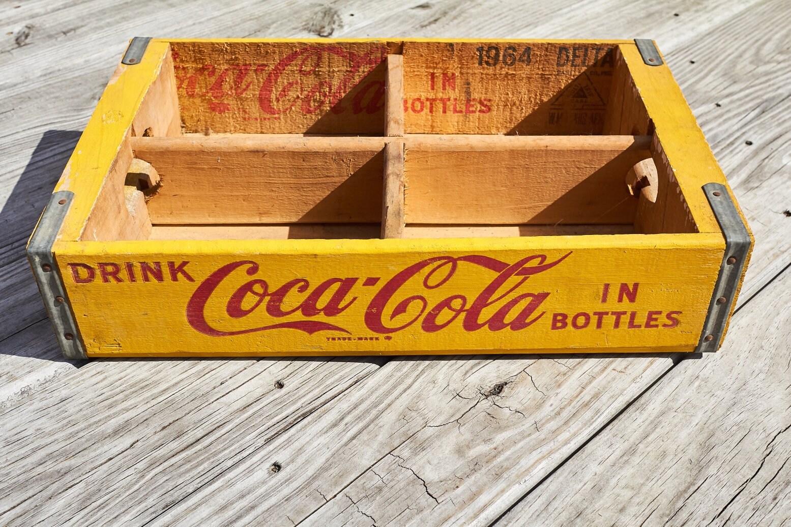 Vintage Coke wooden crate