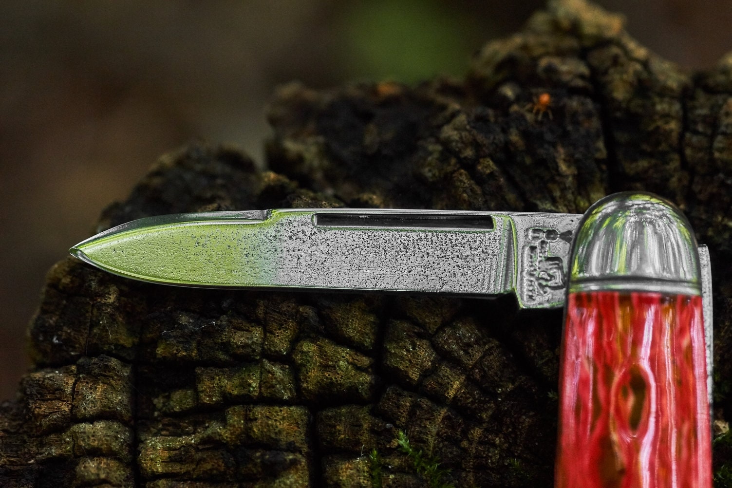 Vintage pocket knife Vintage Hammer Brand 2 blade pocket knife with rare red coloring 19451955