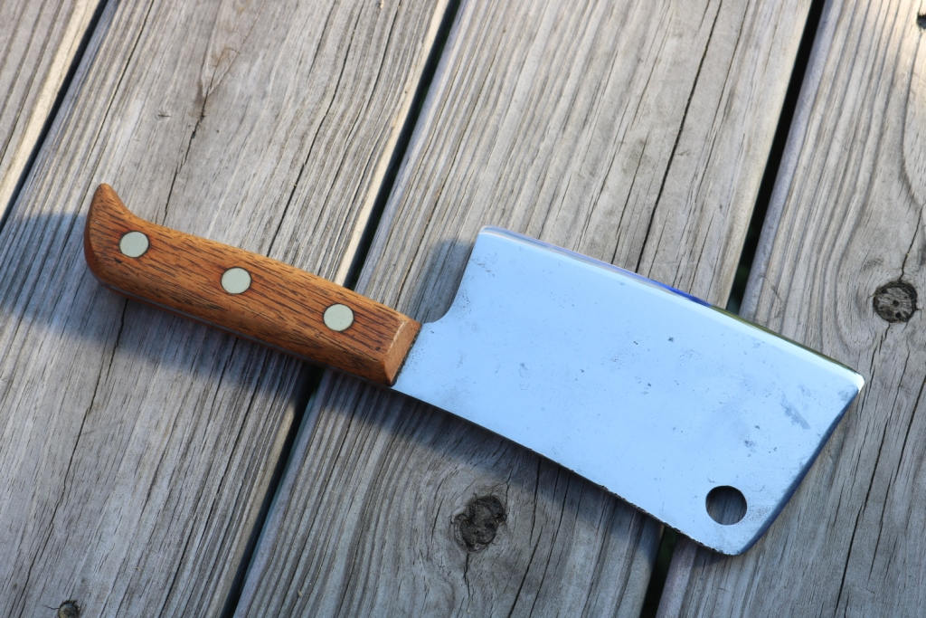 Vintage Dunlap meat cleaver