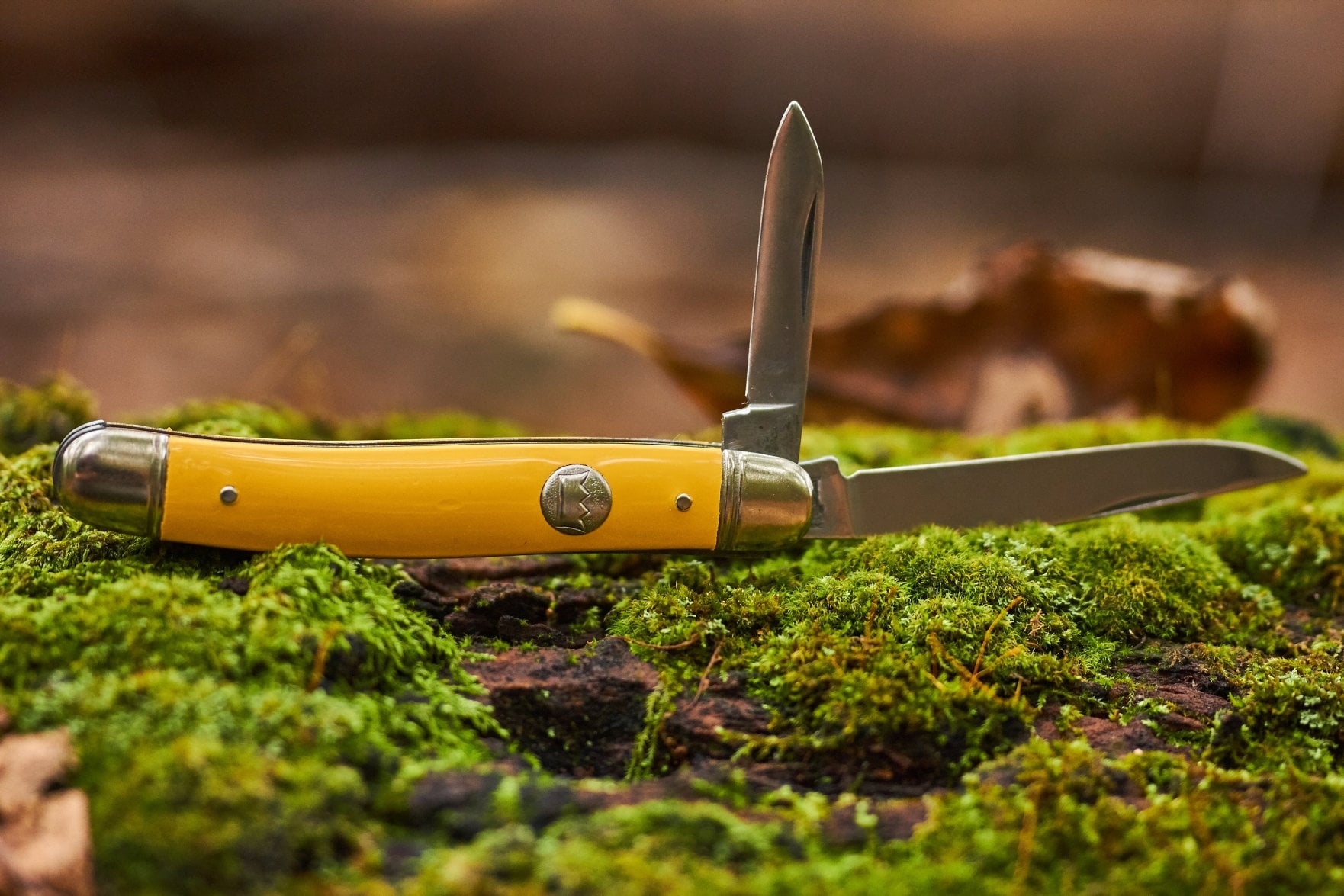 Vintage Imperial Pocket knife Yellow NOS new old stock