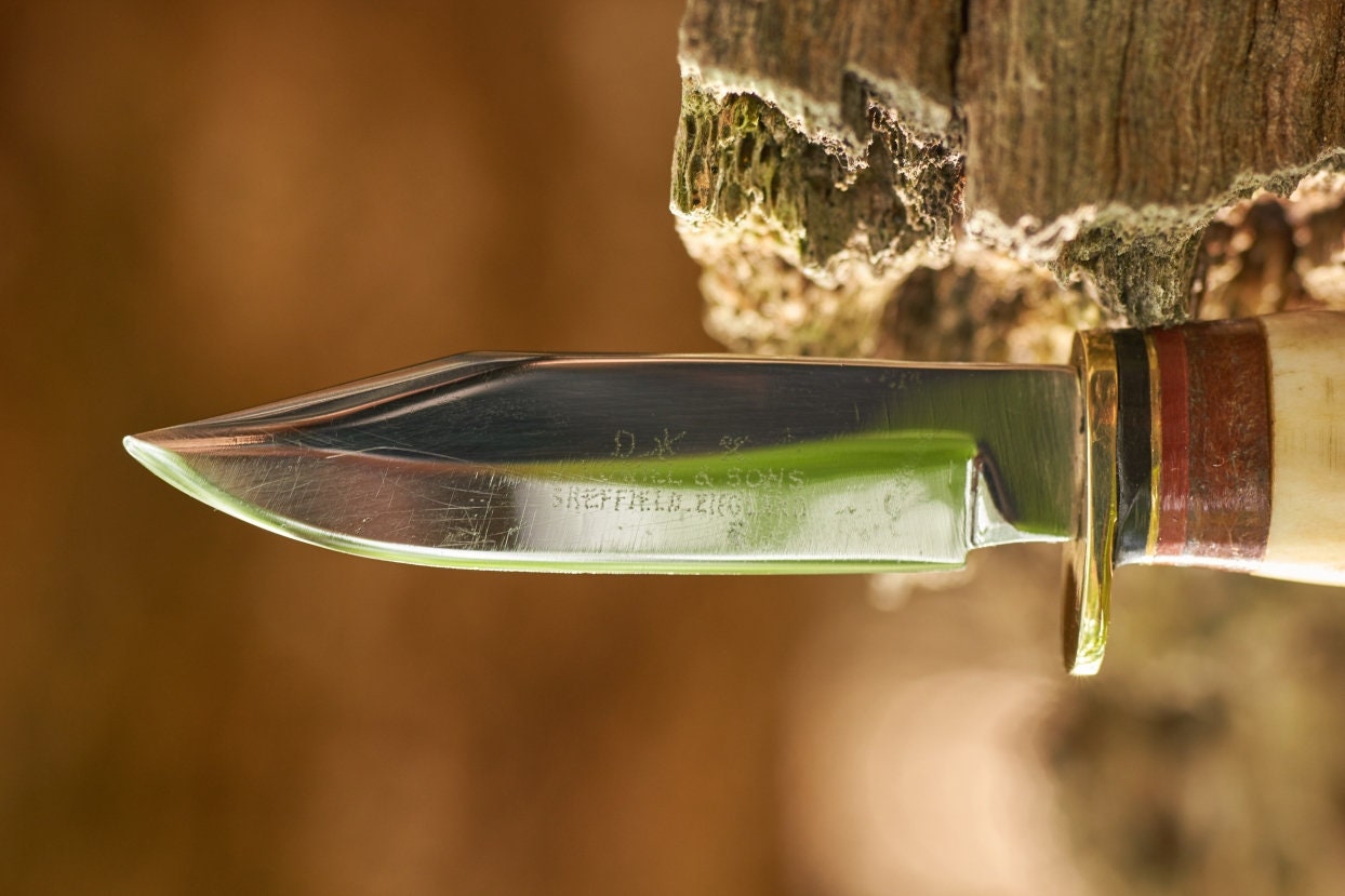 Vintage Fixed Blade Knife J Nowill and Sons fixed blade knife set