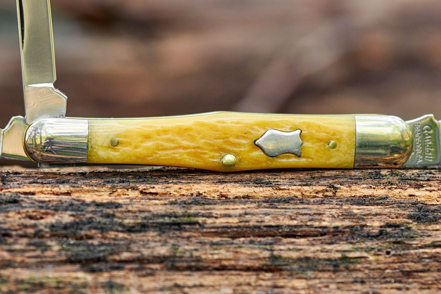 Crandall pocket knife Bradford Pa USA