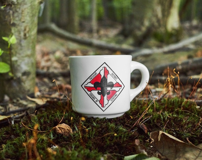 Vintage Boy Scouts  of America coffee cup Patuxent District Friends of Scouting