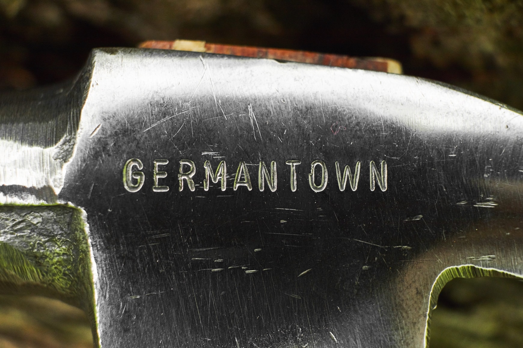 Vintage Germantown claw hammer on original factory handle