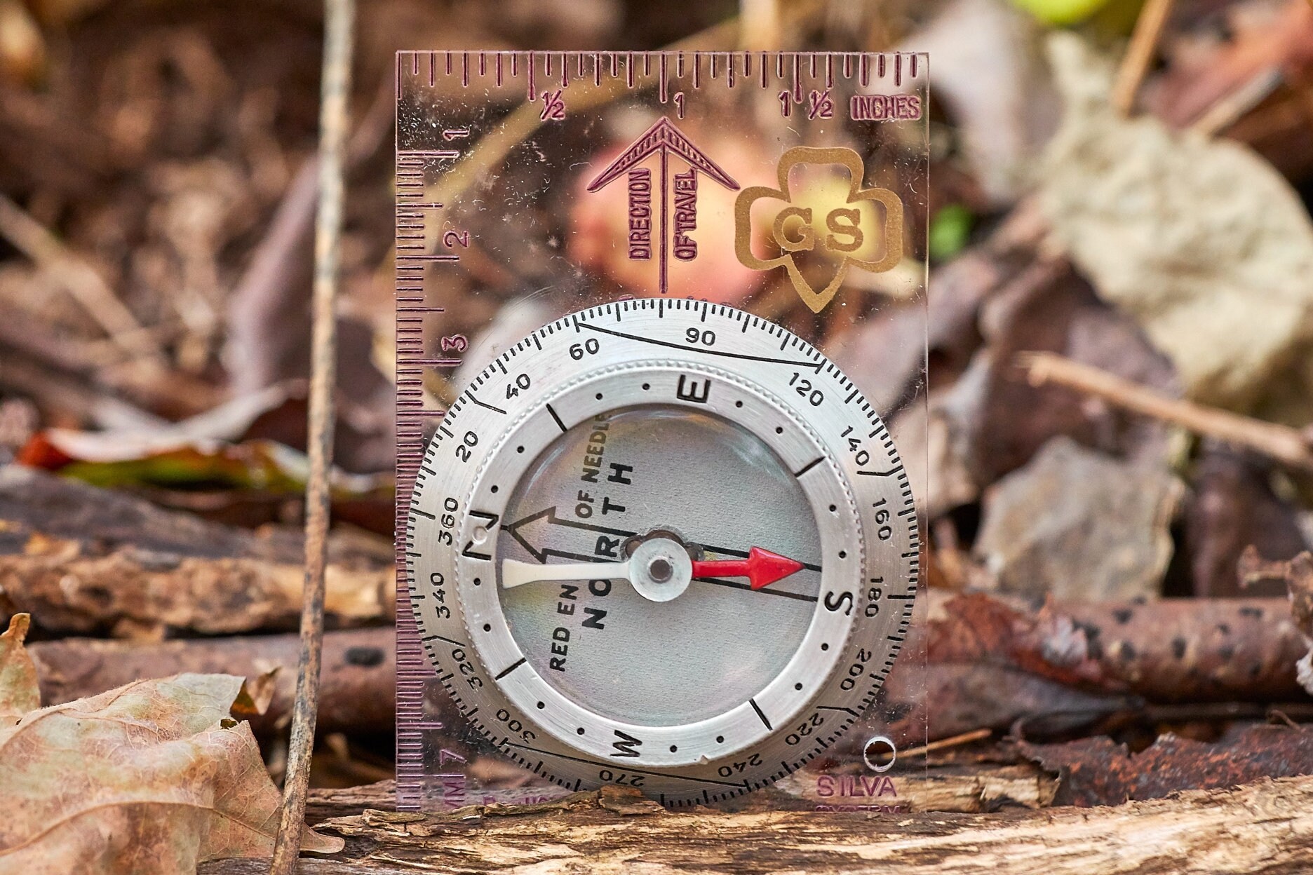 Vintage Compass By Silva Girl Scouts of America Compass