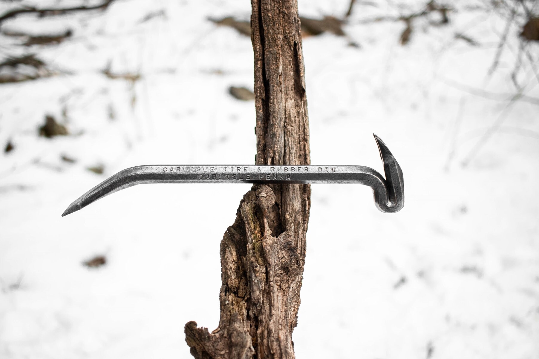 Vintage pry bar nail puller