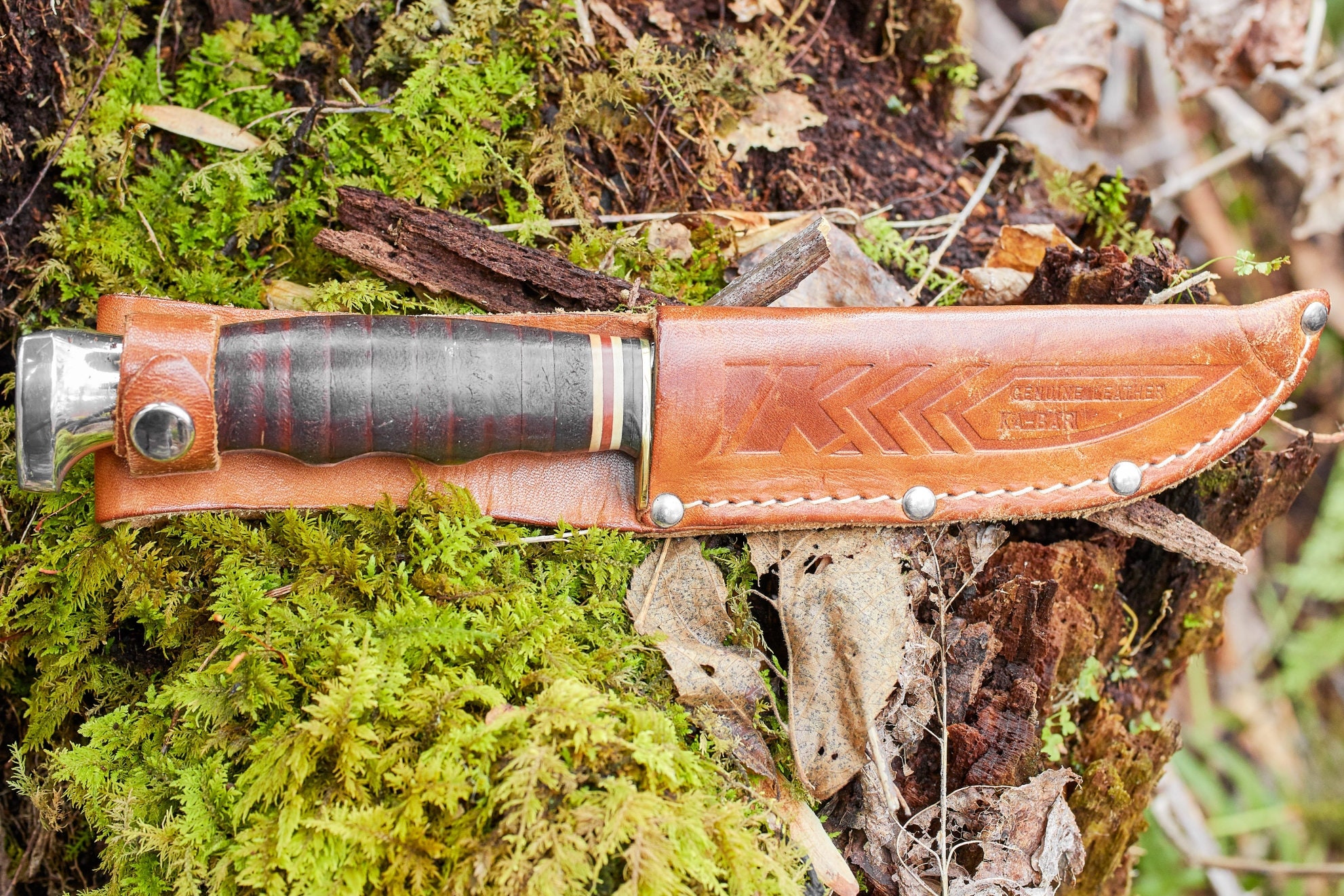 Vintage Kabar fixed blade knife 1232