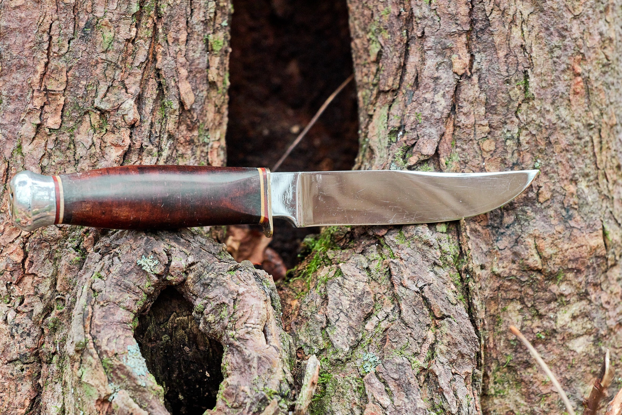 Vintage Fixed Blade Knife KronenKrebs Fixed Blade Knife Solingen Germany