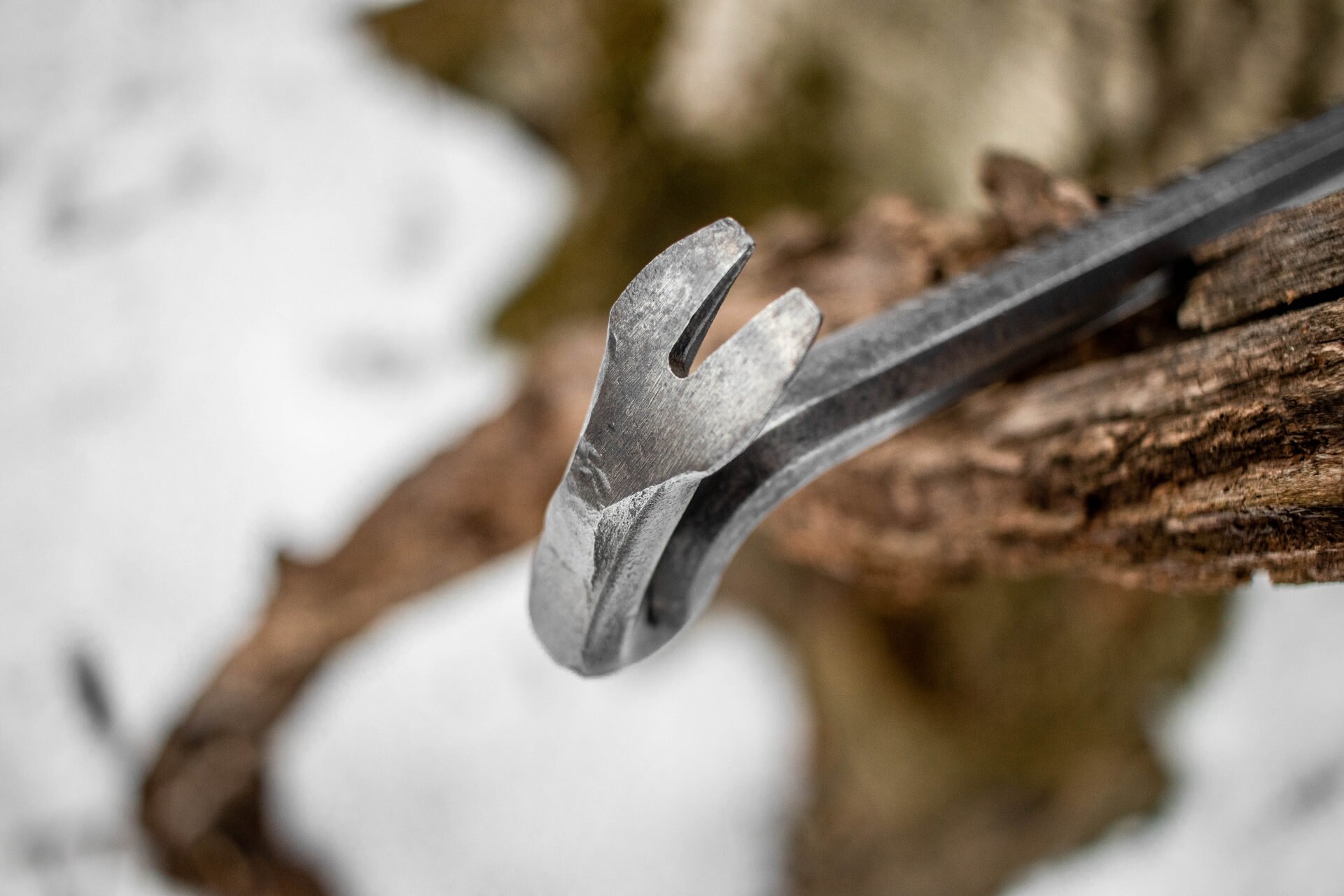 Vintage pry bar nail puller