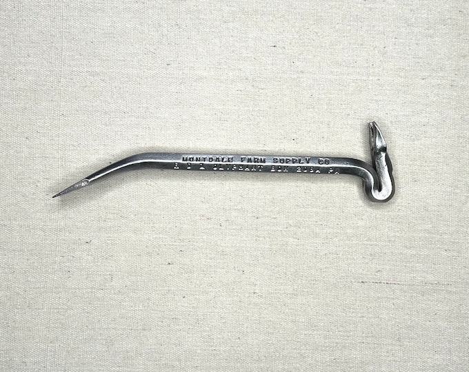 Vintage Advertising Nail Puller Pry Bar Crate Opener