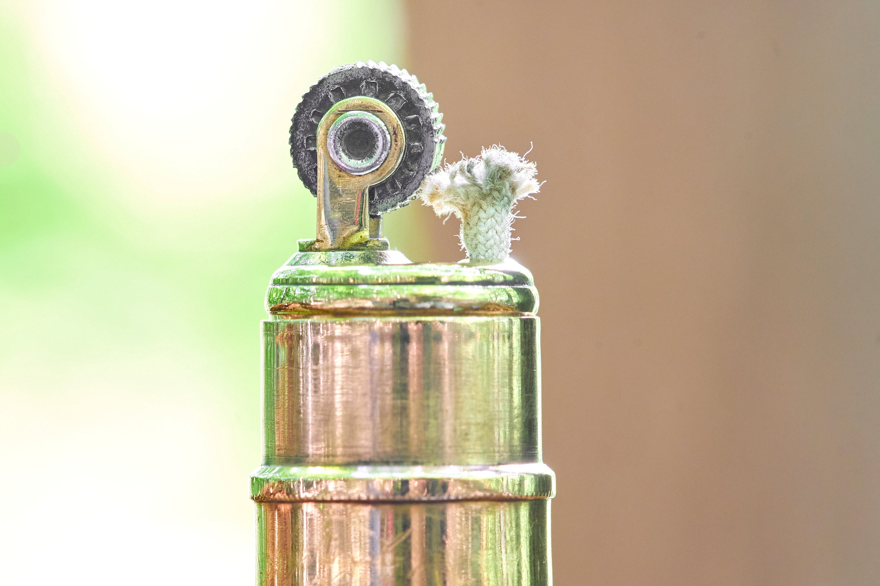 Vintage Brass Bullet Lighter