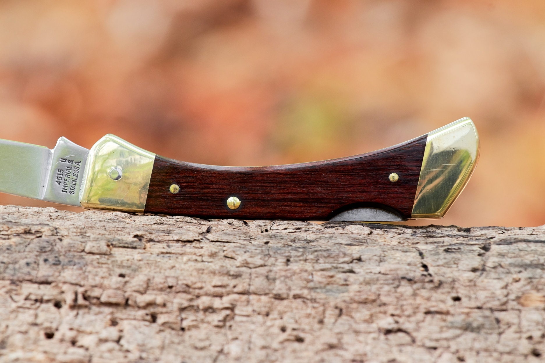 Vintage Pocket Knife Imperial Frontier Double Eagle Lockback Pocket Knife