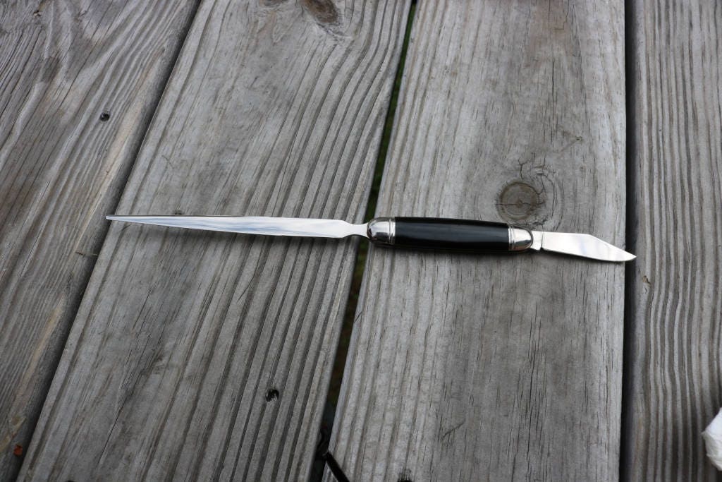 Vintage Imperial letter opener knife advertising