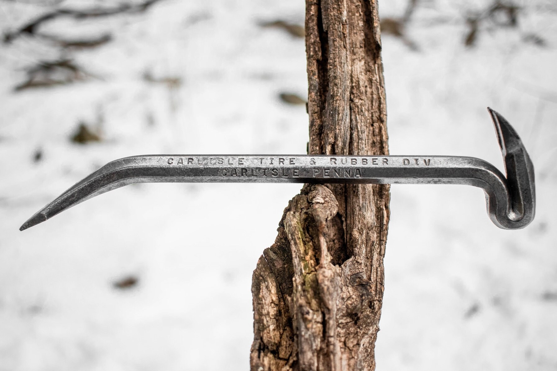 Vintage pry bar nail puller