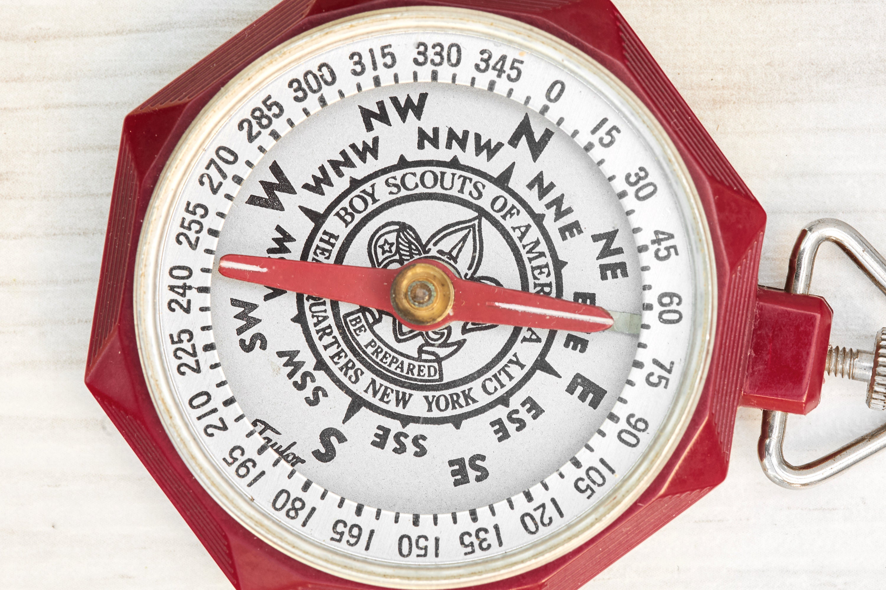 Vintage Boy Scout Compass with Original Box by Taylor Instruments