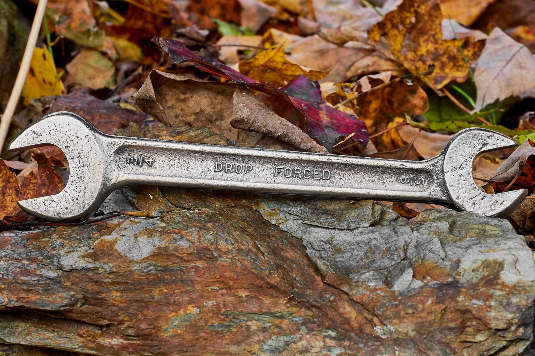 vintage wrench set 5 piece standard open end wrench set made in the USA