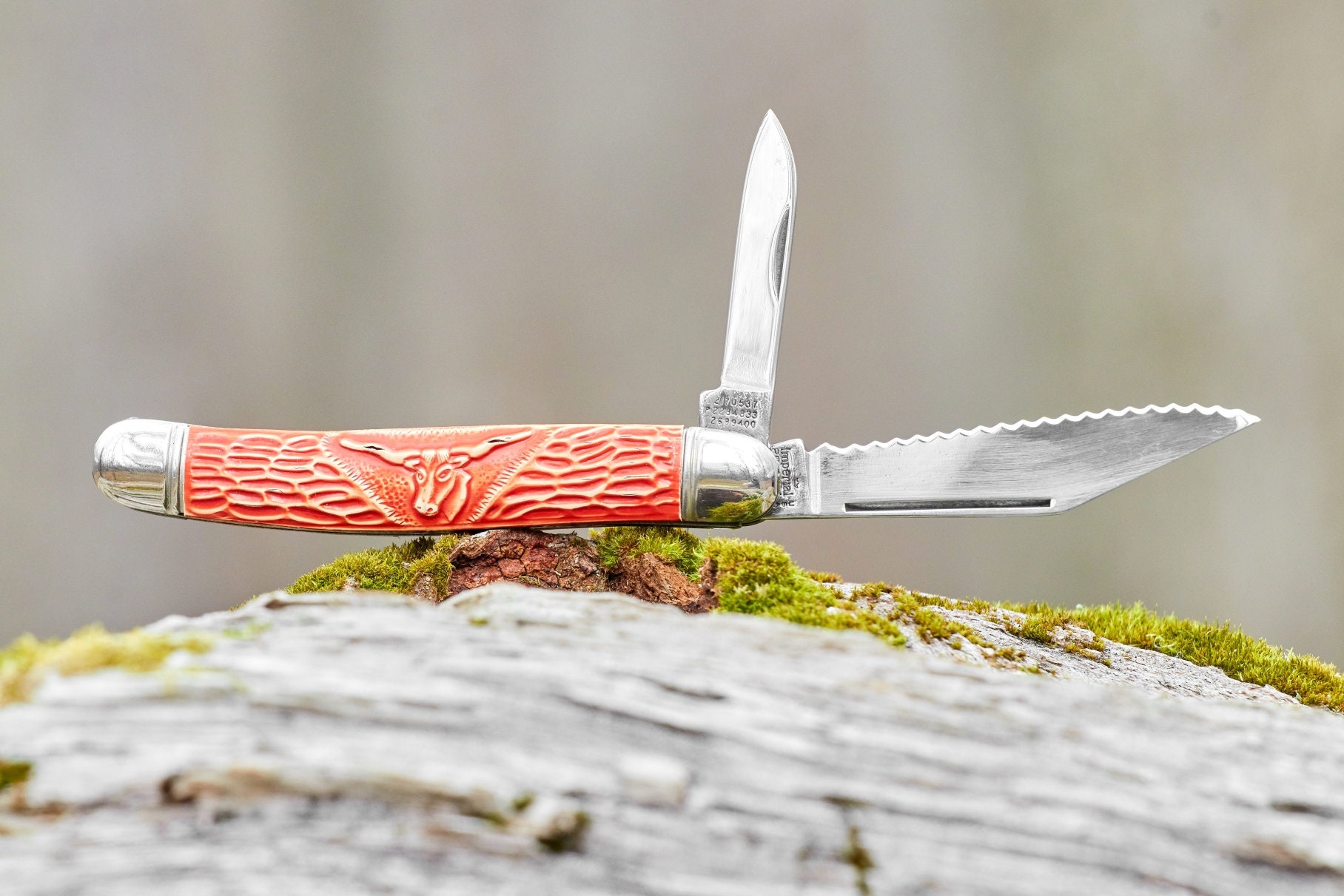 Vintage Imperial Pocket Knife with Longhorn