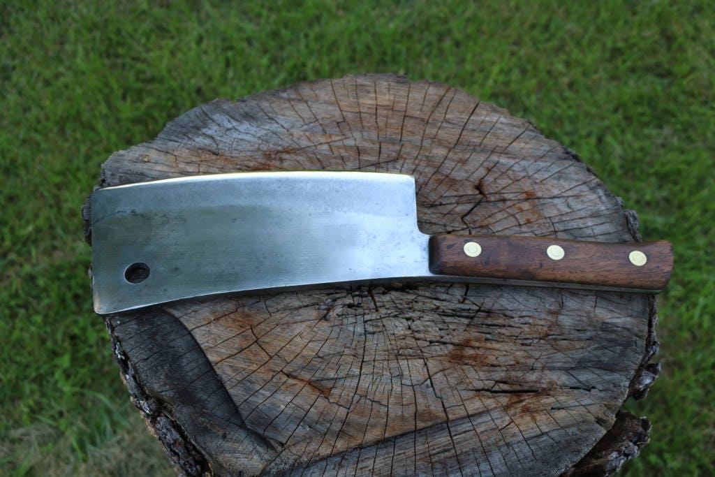 Vintage Foster Brothers Meat Cleaver restored