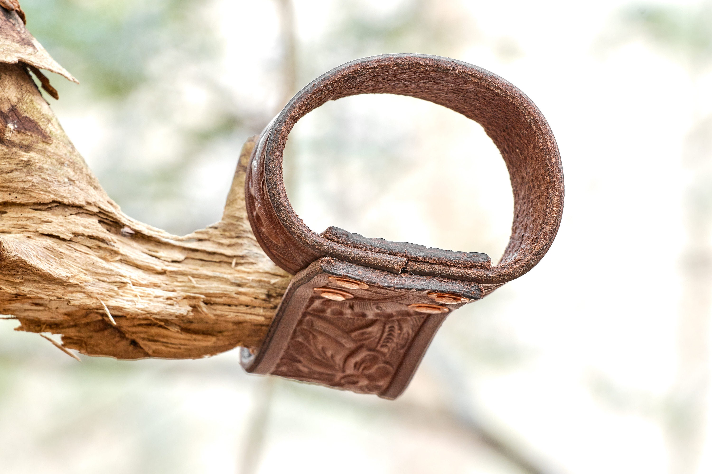 Axe Belt Loop Hatchet Belt Hanger Handmade Leather