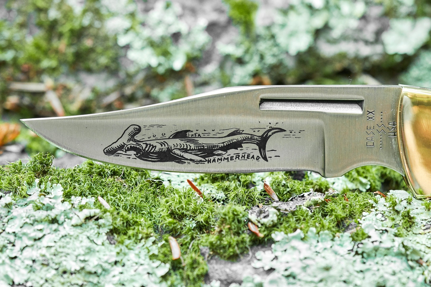 Case Hammerhead Lockback Knife 9 Dot 1981 Stag Handle