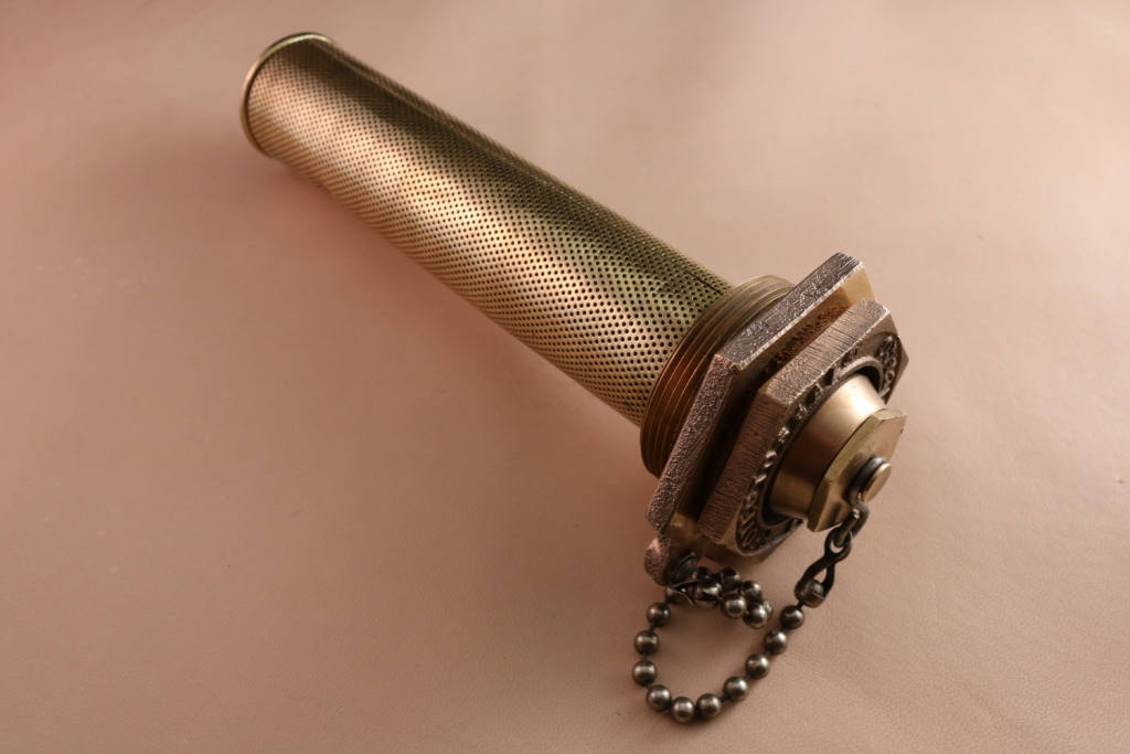 Vintage brass Protectoseal fuel tank safety cap