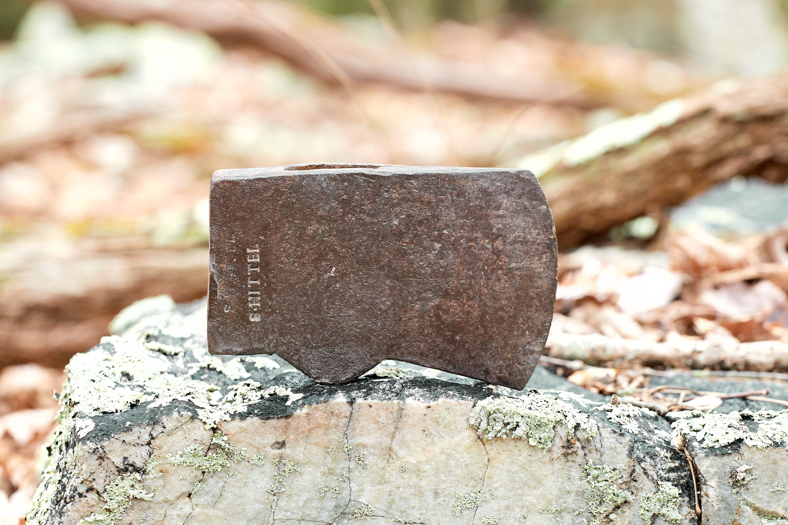 Antique axe head Blacksmith made