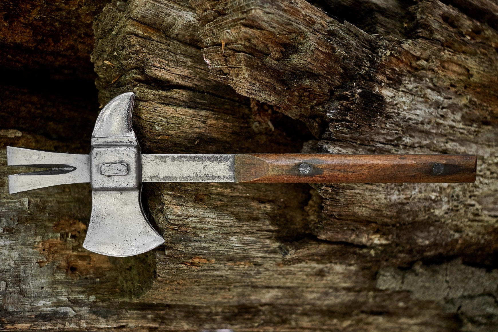 Vintage Crate Hammer from Manns Potato chips with original leather pouch