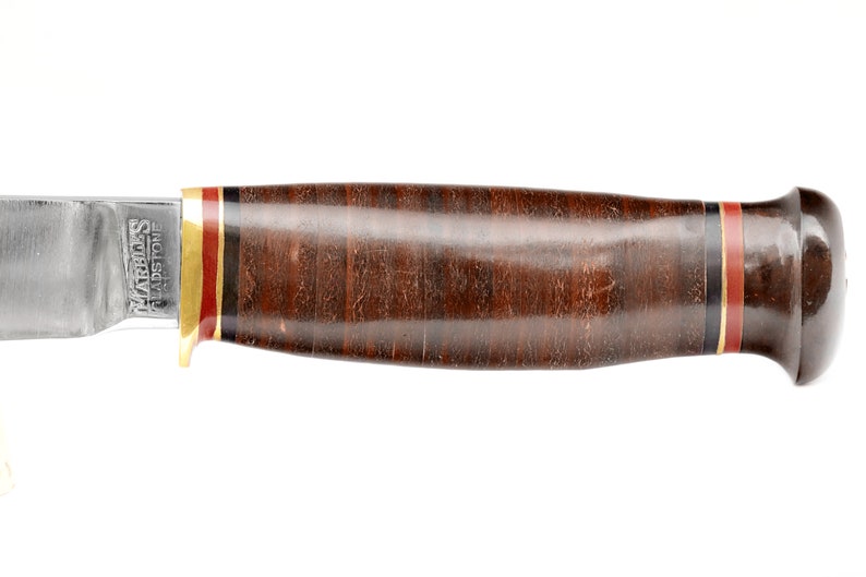 Vintage Marbles Woodcraft Fixed Blade Knife With Custom Etsy