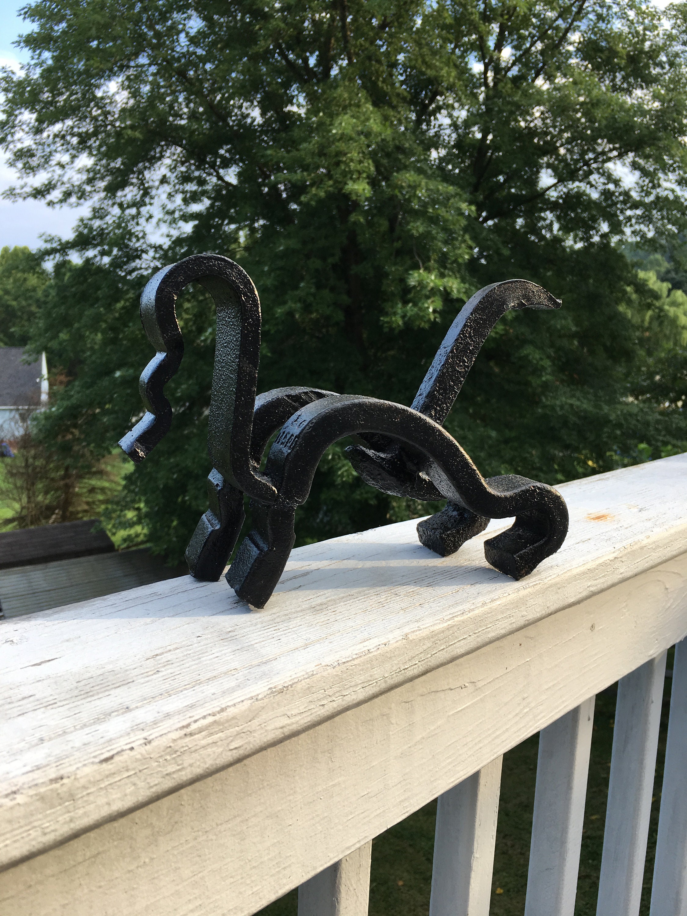 railroad spike art figures