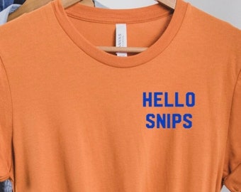 Hello Snips, Star T-shirt, Geeky T-shirt, Unisex Space Fantasy Tee - Etsy