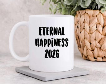 Eternal Happiness Convention mug decals, JW Gifts, 2026 International Convention Gifts, JW Mugs, Vinyl Stickers, NO Mugs Included