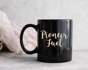 Pioneer Fuel mug decals, Pioneer Gifts, JW Gifts, Custom Coffee Mug, Custom Water Bottles, Pioneer School Gifts, Vinyl Stickers, Mug Sticker