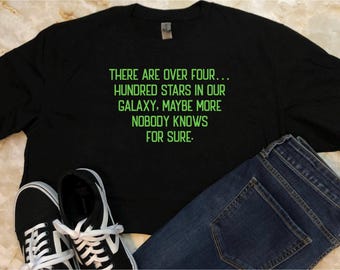 There Are Over 400 Stars...  Space T-shirt/ Funny Shirt / Unisex Shirt/  Short Sleeve Tee/ Graphic Tee/ Funny Detective Show