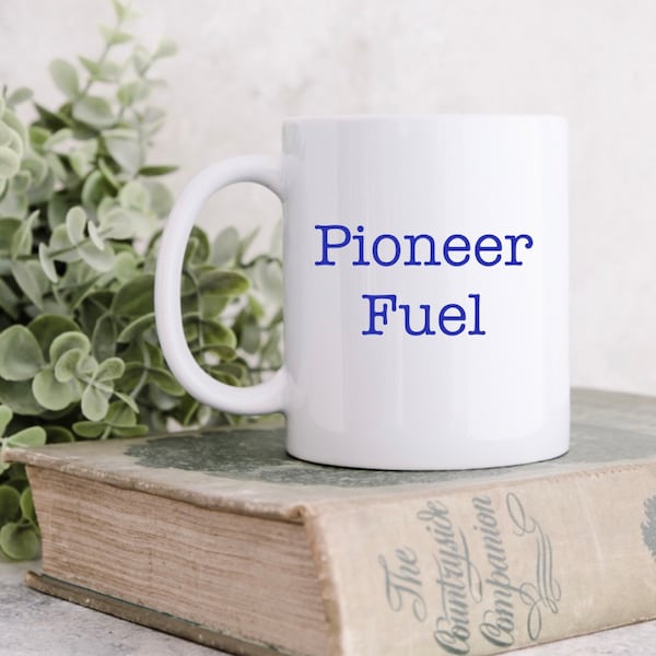 Pioneer Fuel mug decals, Pioneer Gifts, JW Gifts, Custom Coffee Mug, Custom Water Bottles, Pioneer School Gifts, Vinyl Stickers, Mug Sticker