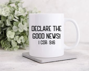 Declare the good news Convention mug decals, JW Gifts, Custom Coffee Mug, 2024 Special Convention Gifts, Vinyl Stickers, 2024 JW Mugs