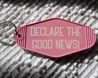 Declare the good news, Retro Motel Keychain, JW gifts, Special Convention Gift, Pioneer Keychain, Convention 2024 Gifts