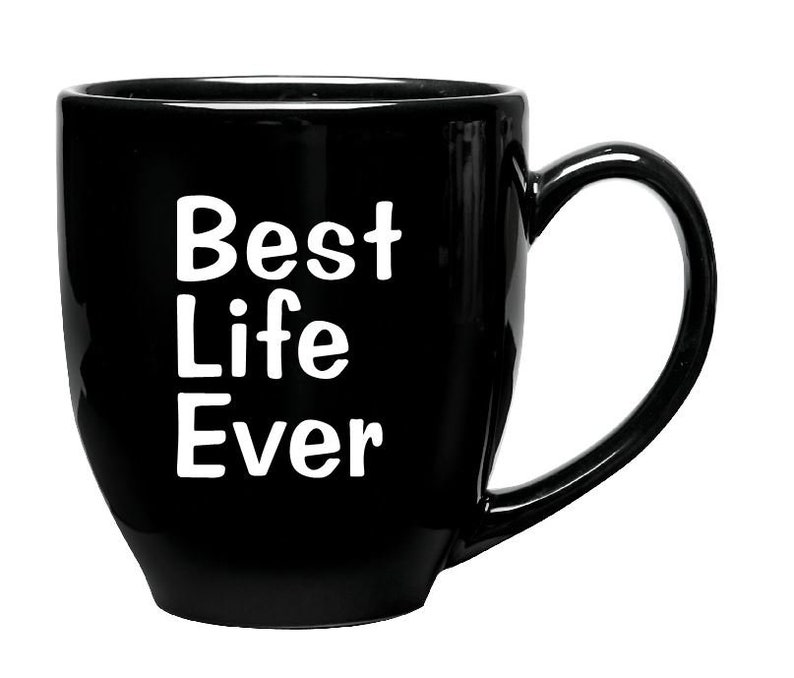 Vinyl Mug Decals Best Life Ever JW Mugs Vinyl Stickers Etsy