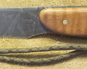 Laughing Coyote Knives Large Spear Point Fighter/Utility (Curly Makore)