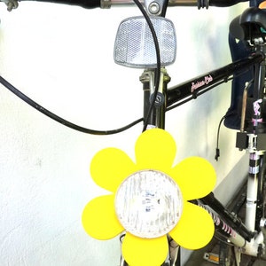 3 Flowers for bicycle lamp The Big Happy Flower image 1