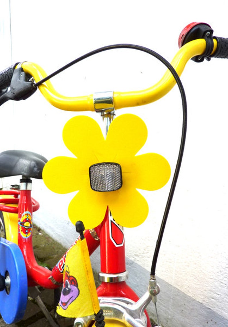 3 Flowers for bicycle lamp The Big Happy Flower image 4