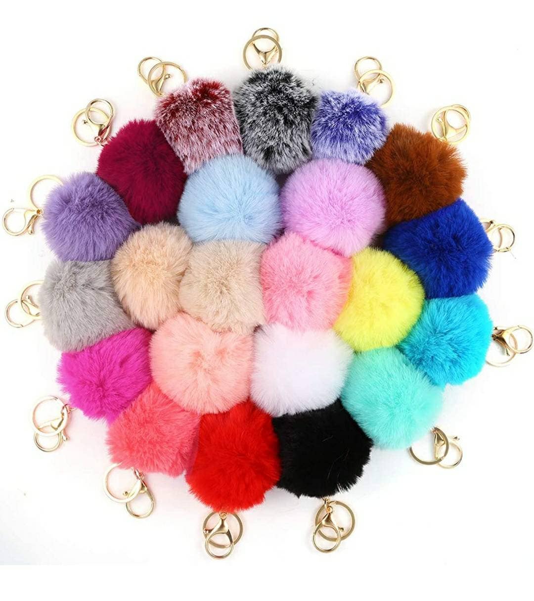 Puffball keychain shop