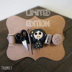 Coraline Hair Clip | Coraline Hair Barrette | Coraline Jones Hair Clip | Coraline Button Eyes Hair Clip | Coraline Star Sweater Hair Clip