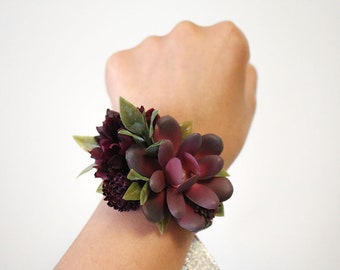 CUSTOM Floral Wedding Corsages- *Message Me Your Custom*Please Read Description*- Handmade Floral Wedding Corsages (faux succulent, floral)