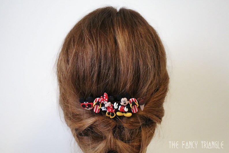 Disney Mickey Mouse & Minnie Mouse Hair Clip Mickey Mouse - Etsy