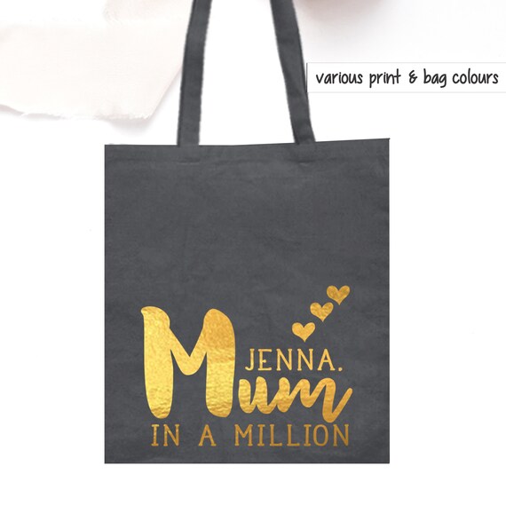 I Love My Job Canvas Tote Shopping Bag Cotton Secret Santa Shopper Gift