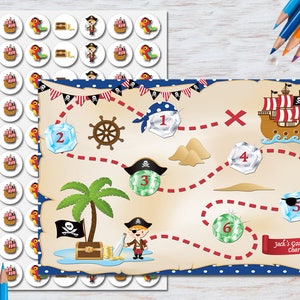 Gráfico de Recompensas con pegatina, Niño, Niño, Pirata, Tarea, Rutina, Tareas, Carta de tareas, Entrenamiento para ir al baño, Cepillado de dientes, Personalizado,