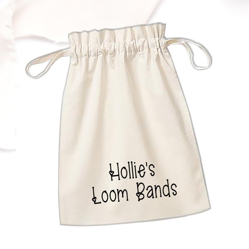Loom Band Bag Personalised Girls Loombands Loom Storage Etsy